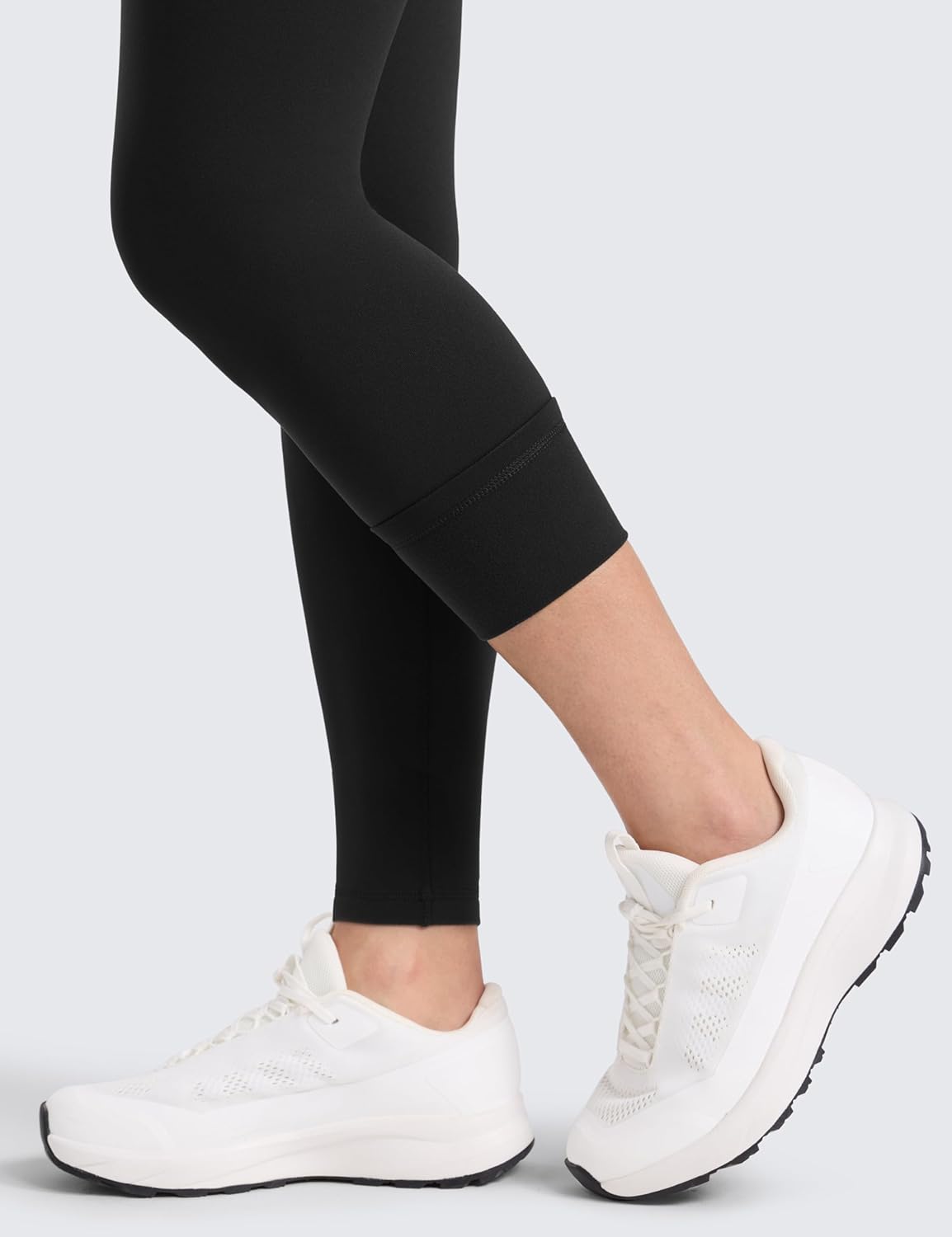 CRZ YOGA Matte Thermal Fleece Lined Leggings 28'' - Casual Lounge Workout Womens Yoga Full Length Pants Winter Warm - Image 7