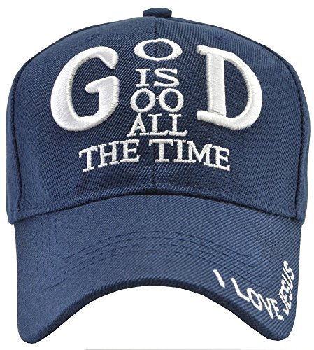 INCREDIBLE GIFTS God is Good All The Time Navy Hat Blue