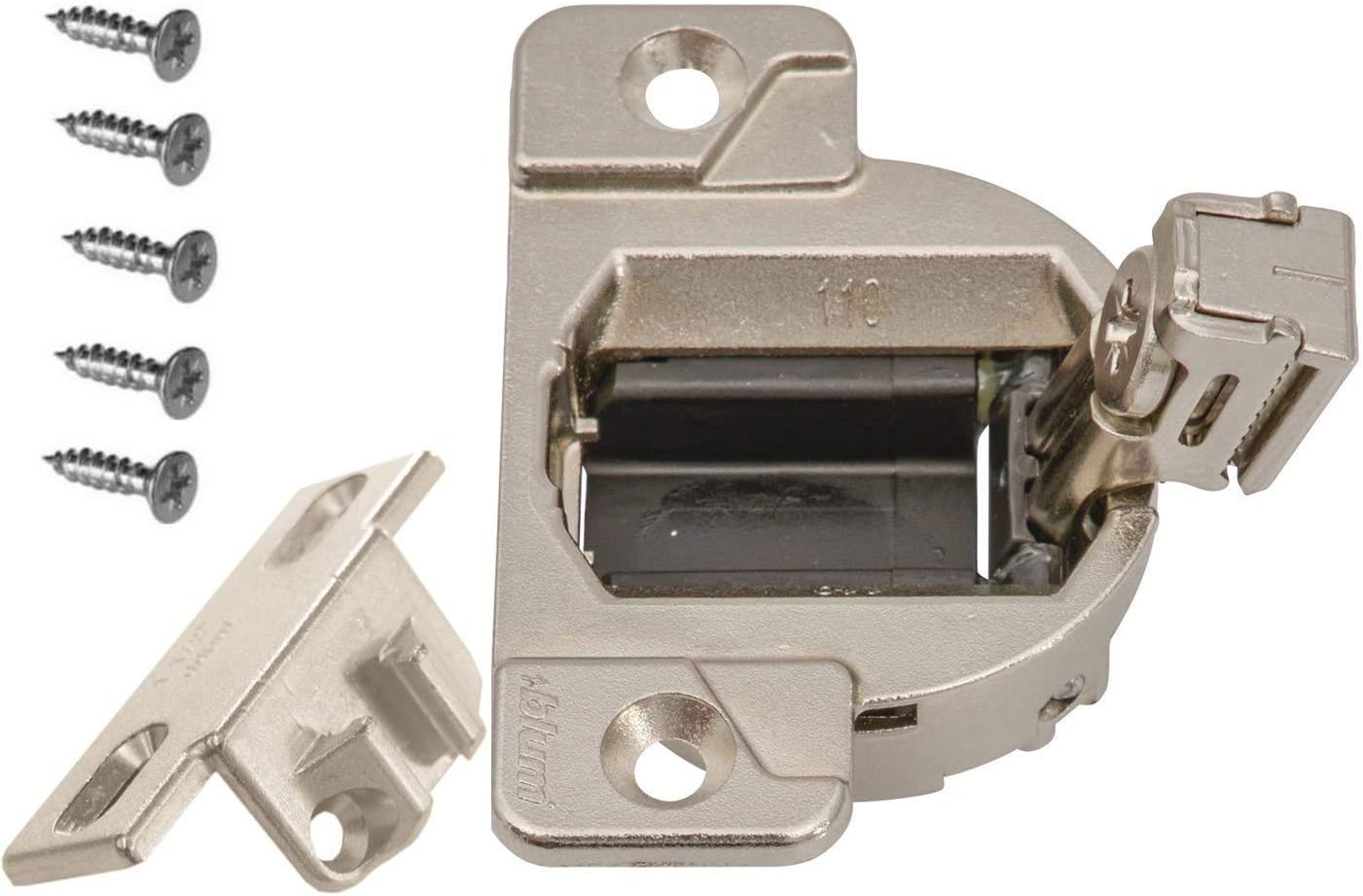 Blum 38B355BF22 Compact BLUMOTION 38B Hinge, Soft-Close, 1-3/8 Overlay ...