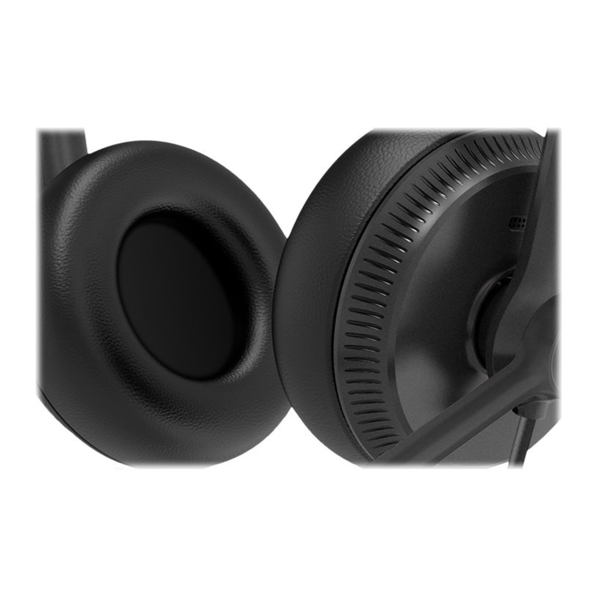 Yealink YHS34 Lite Dual - Auriculares biaurales con Cable conexion rj, Compatible con Todos los telefonos Fijos, Color Negro