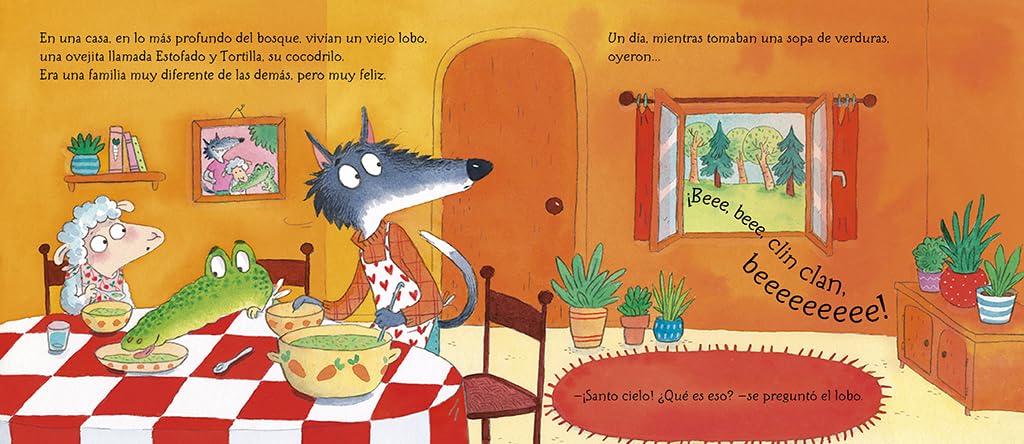 Las ovejas que vinieron a cenar (La ovejita que vino a cenar)