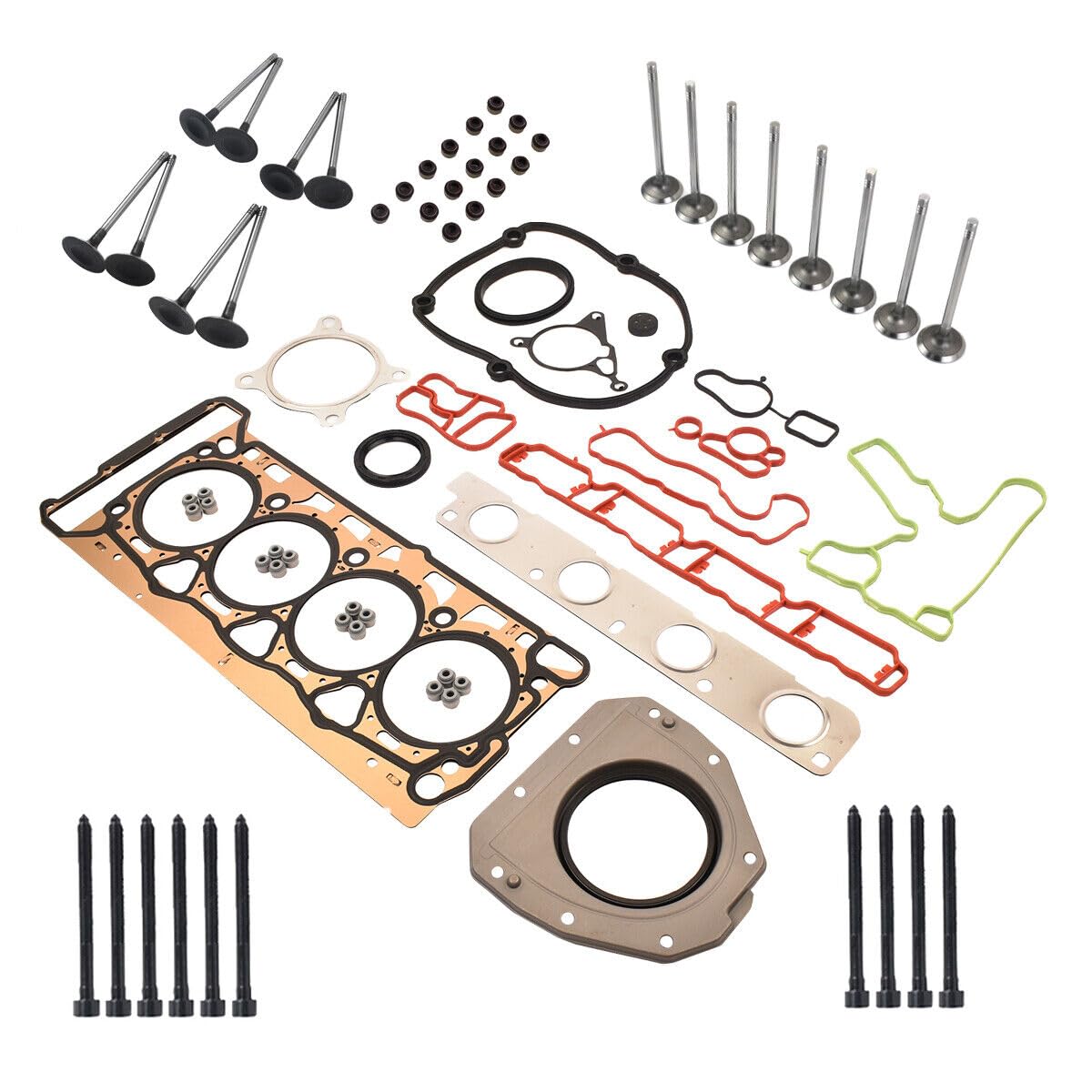 Steuerkettensatz Dichtung Ventilen Werkzeug AUDI SKODA VW 1.8 2.0 06H109158