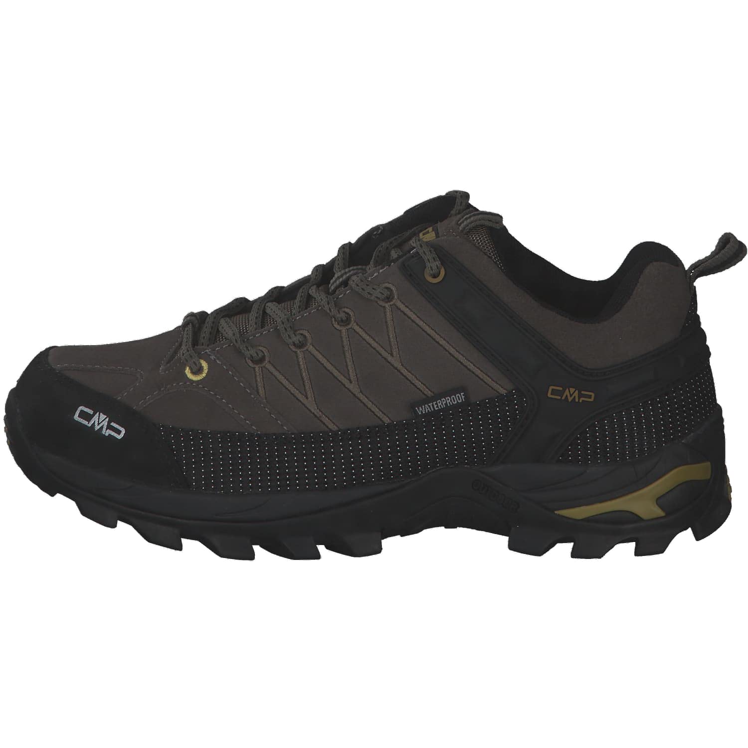 CMP Rigel Low Trekking Shoes Wp, Scarpe da trekking Uomo, Fango, 45 EU