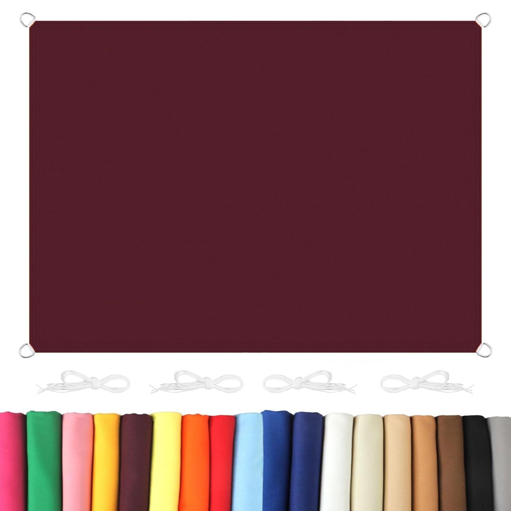 Filet dombrage 2x4m imperméable contre le vent pour patio et jardin