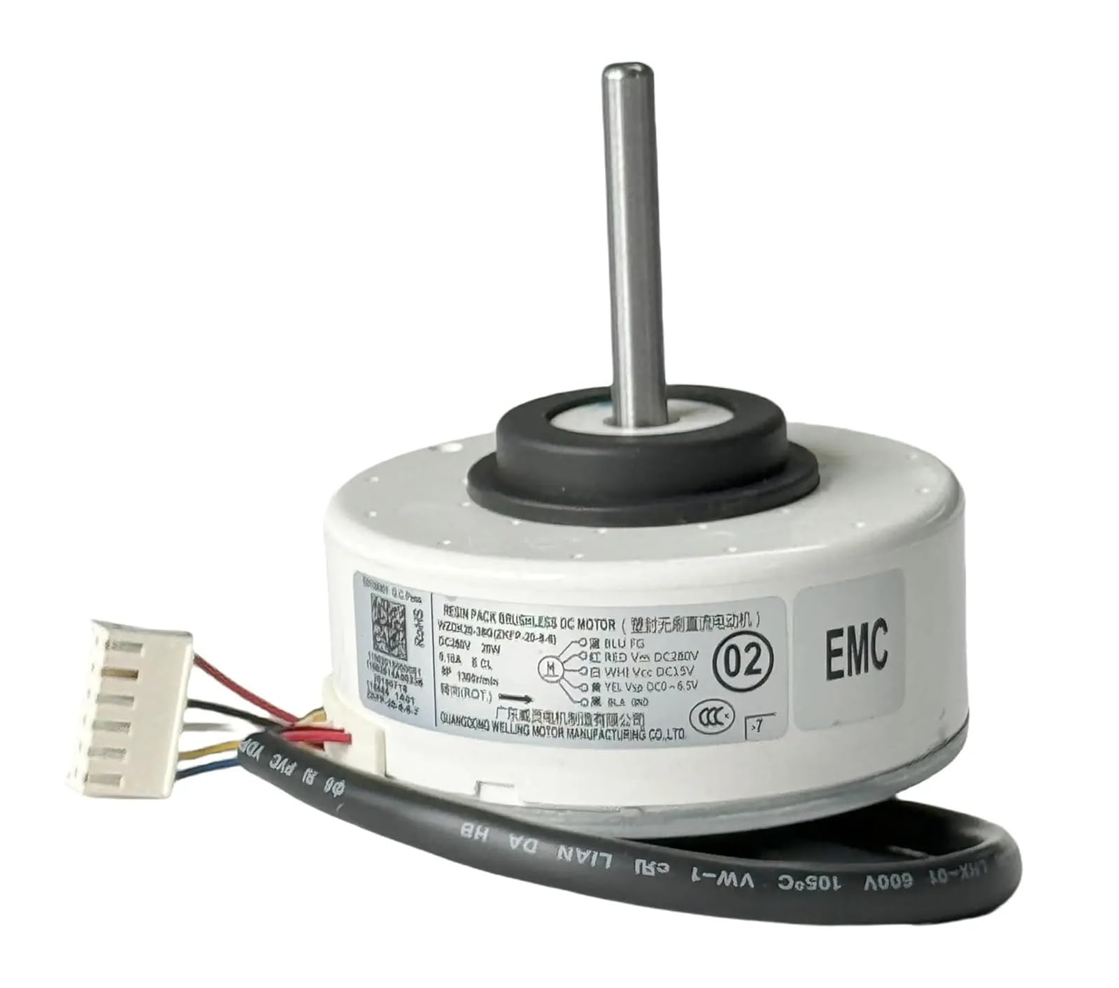 Klimaanlagenmotor WZDK20-38G ZKFP-20-8-6 DC Bürstenloser Lüftermotor, 20 W Inverter-Klimaanlage Bürstenloser DC-Motor