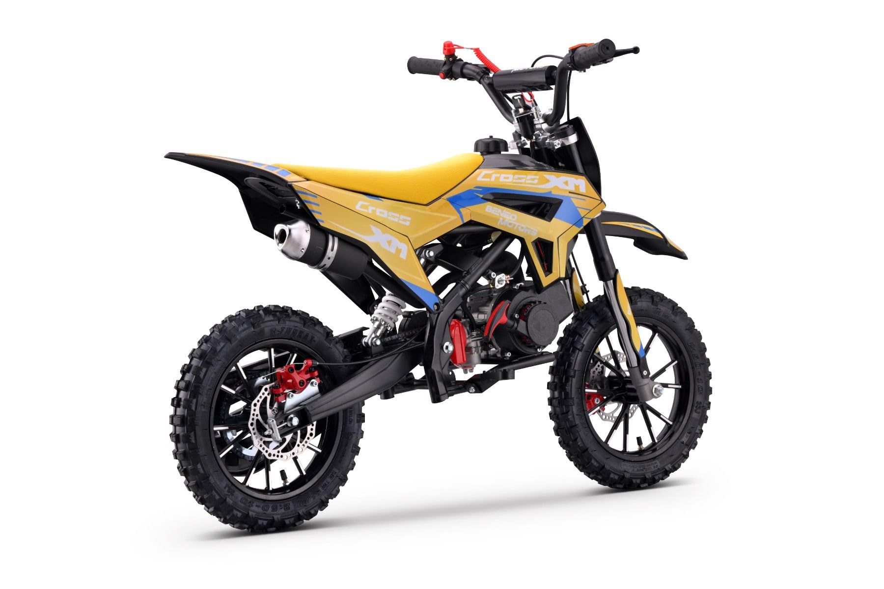 Motocross per bambini Beneo Motors CROSS XM Giallo - 50cc