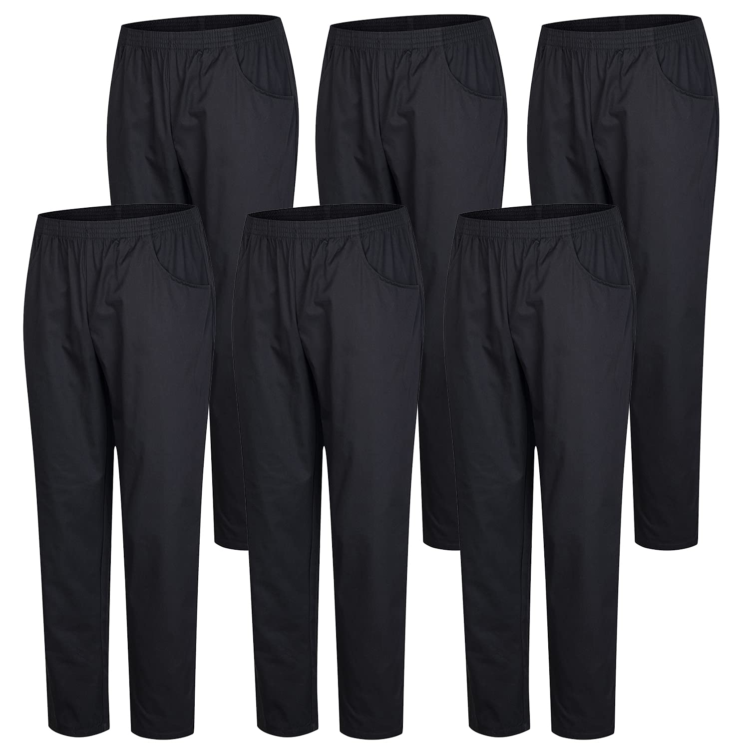 MISEMIYA Unisex Medizinische Schlupfhose (6er Pack)