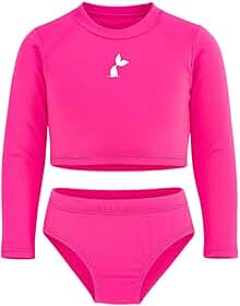 Biquíni Cropped Liso Menina Infantil Proteção Solar Uv