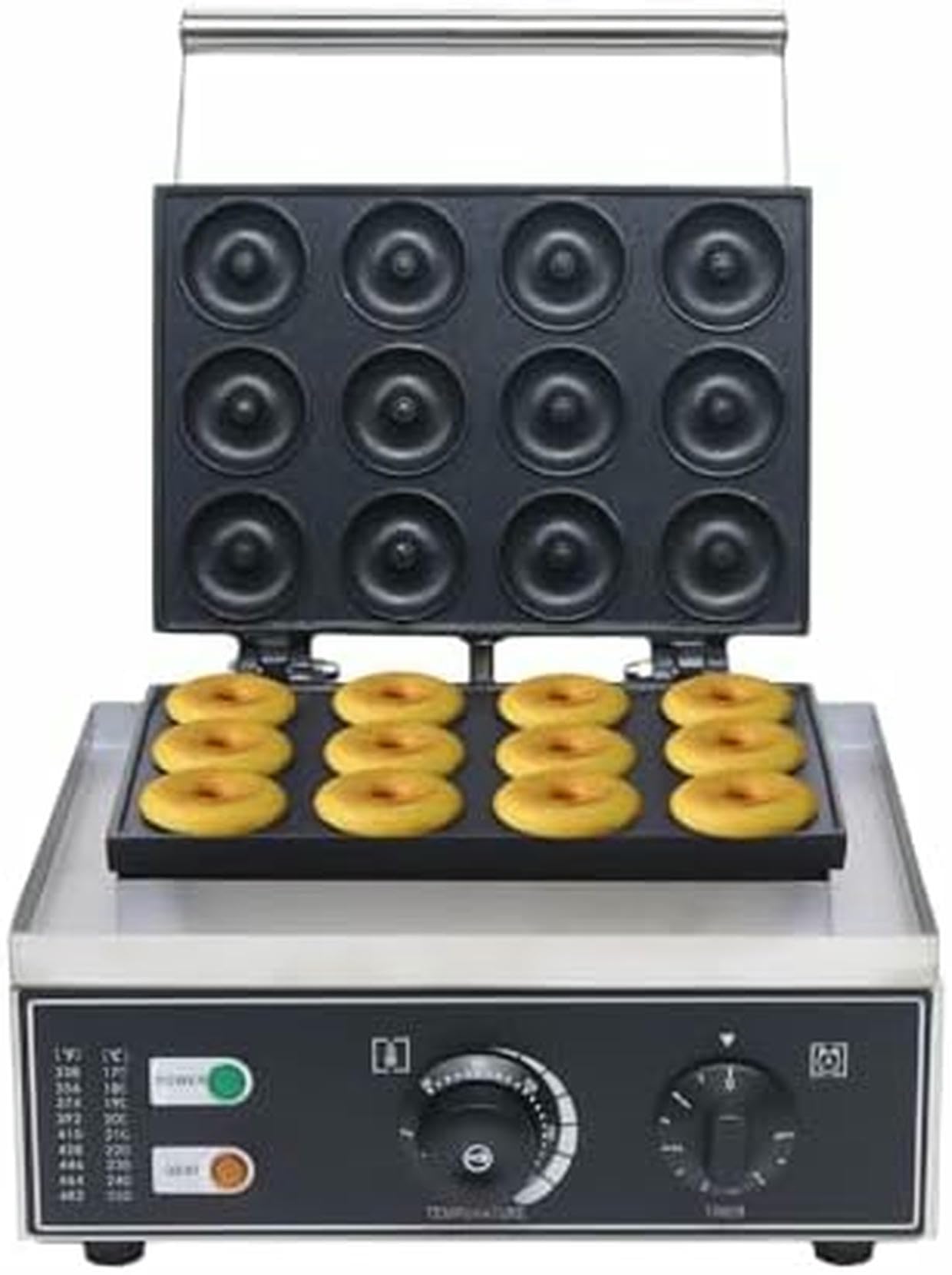 Machine à beignets électrique 12 trous 1550W avec température réglable