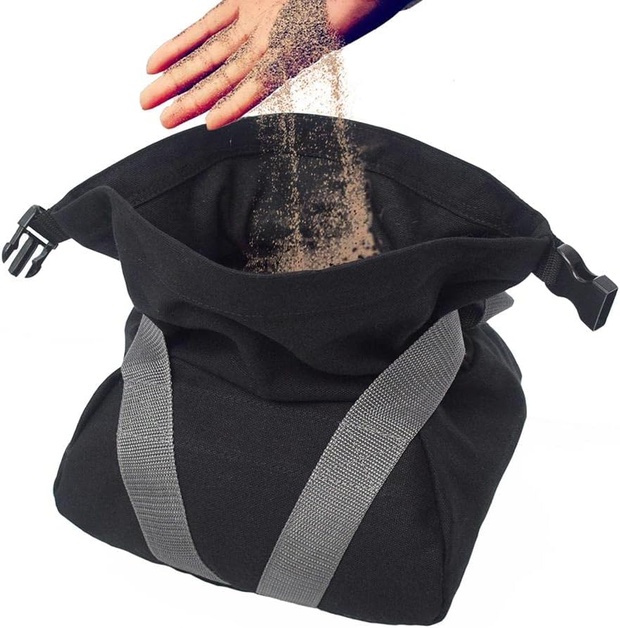 Heavy Duty Unfilled Power Sand Bag for Strength Training | Multi-Function Canvas MMA Sandbag | Gym Weightlifting Bag | Workout Sandbags for Fitness