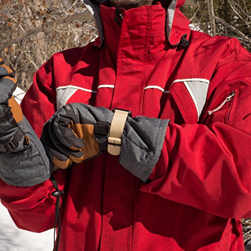 Carterjett Extra Large Compatible With Apple Watch Band Nylon Iwatch Tan Band 45Mm 44Mm 42Mm Replacement Strap Extra Long Large Wrists Lt Brown Canvas Military Style Hardware For Series 8 7 6 5 4 3 2 1 (42 Xxl Tan) #TOP3