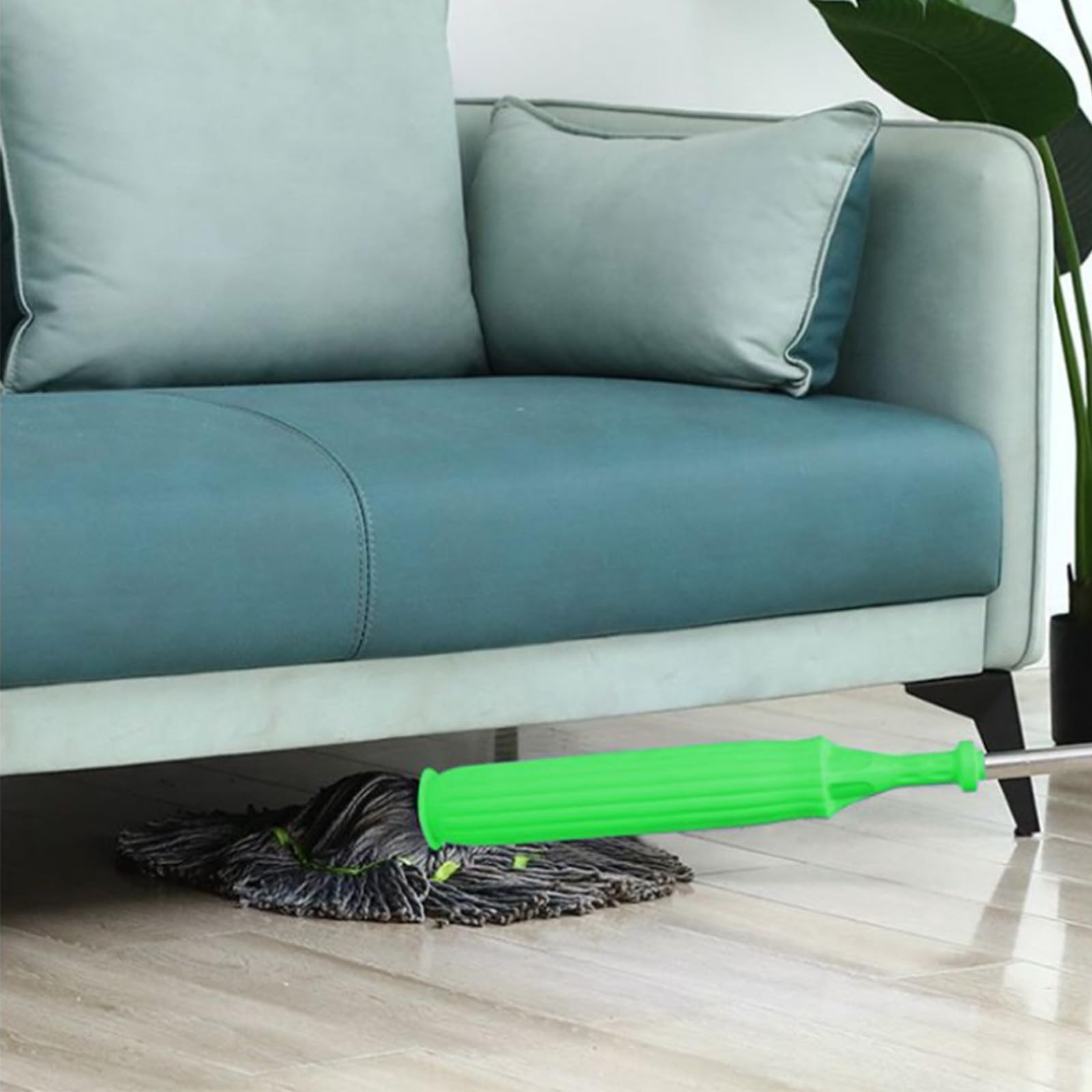 New 2 in 1 Dehydrated Mop, Self-Wringing Twist Mops for Floor Cleaning with Folding Bucket, 360 Degree Spin Round Wall Cleaning Wet and Dry Mop, for Hardwood, Vinyl, Tile Cleaning
