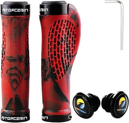 Puños ergonómicos de manubrio de bicicleta, de Topcabin, con amplia superficie de agarre