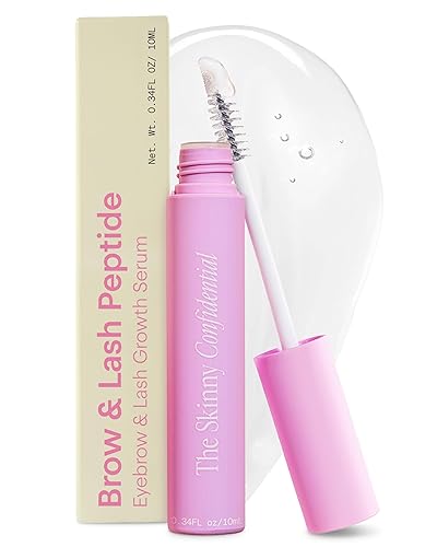 The Skinny Confidential Suero para cejas y pestañas con péptido para cejas y pestañas Refina tus cejas con sujeción durante todo el día Suero