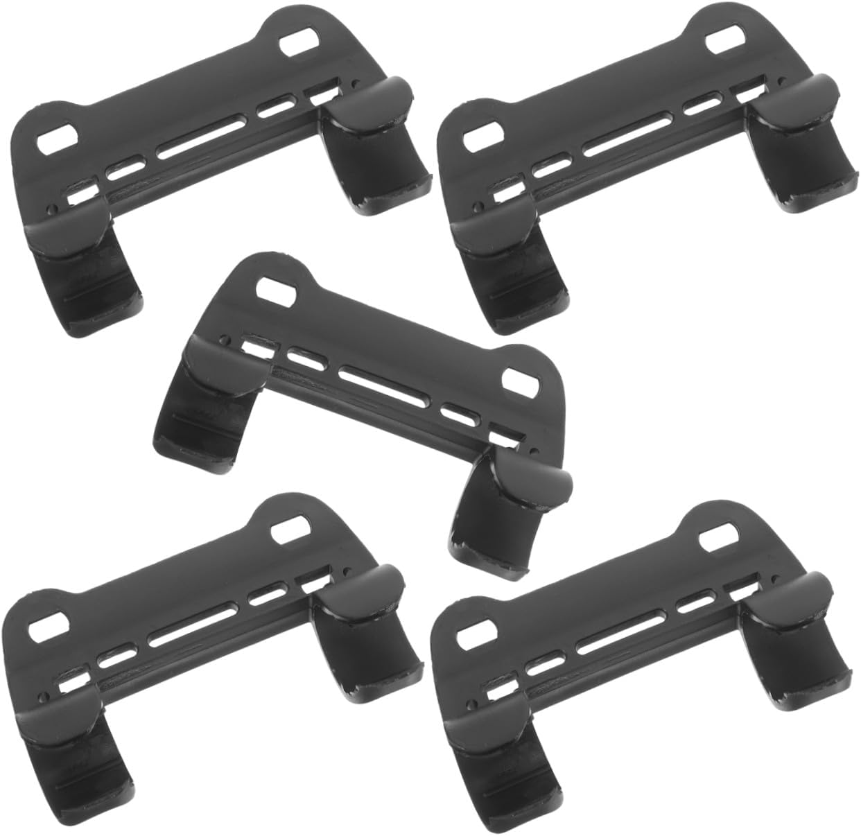 Bike Pump Holder Clip Portable Frame Mounted Inflator Bracket Sturdy Plastic Pump Fixing Clip for Cycling 5-Piece Set for Bicycle Accessories