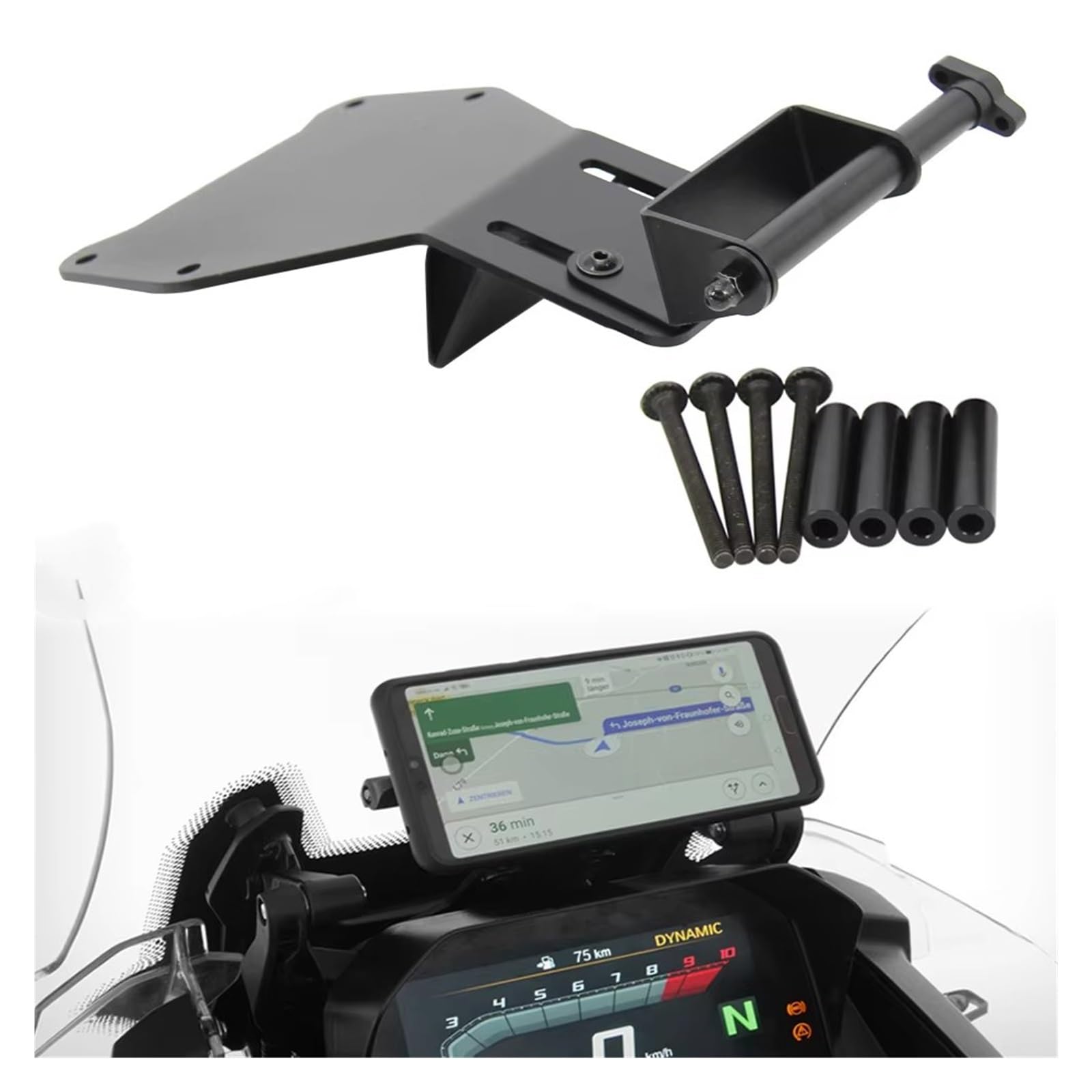 Porta Cellulare Moto Per BMW Per F850GS Per F750GS 2018 2019 2020 2021 Moto GPS Smart Phone Staffa Di Montaggio Di Navigazione Supporto Telefono Bicicletta(A Set)