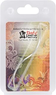 Tandy Leather S-Curved Sewing Needle with Chisel Point - Needle for Hand Stitching Leather, Upholstery, Canvas