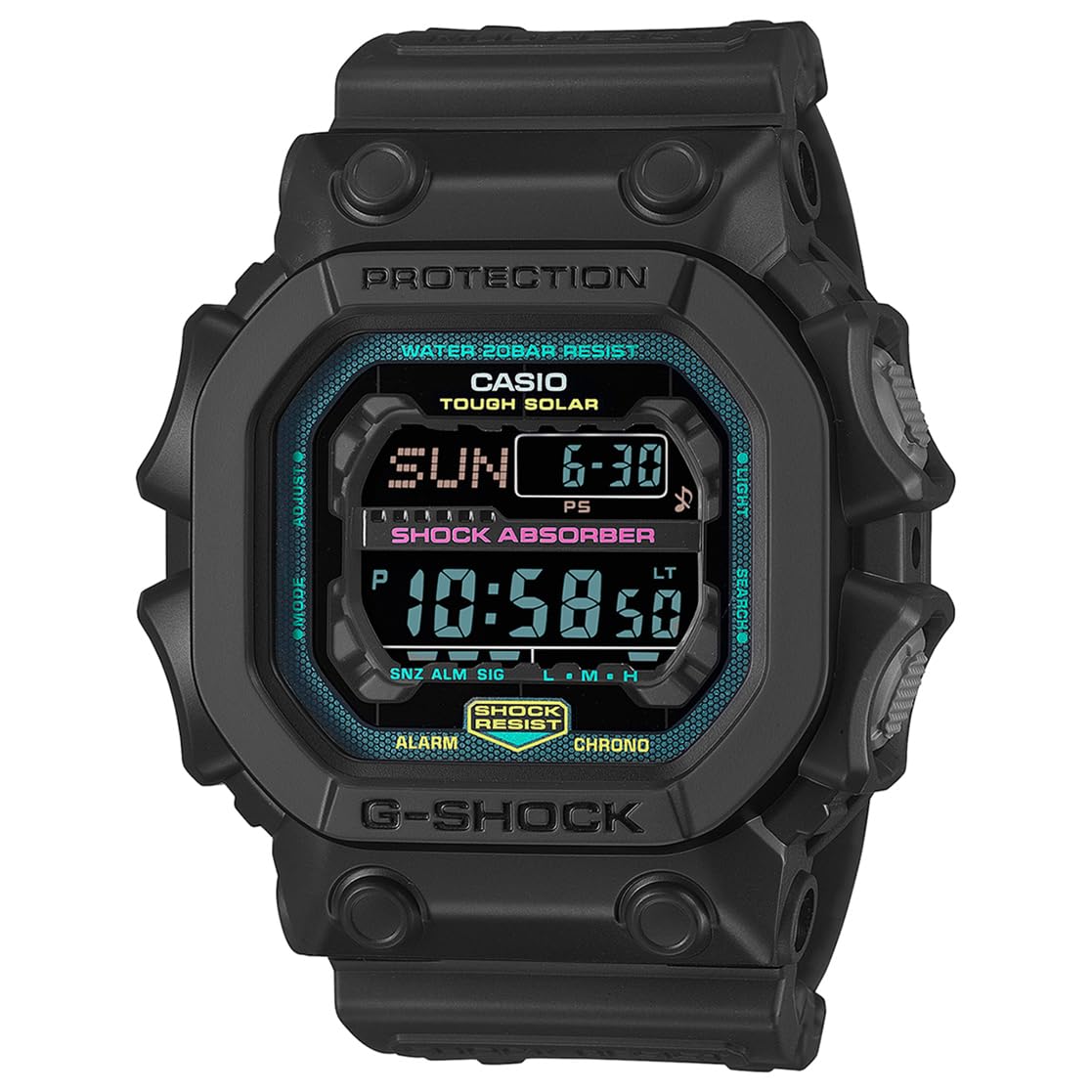 Casio G-Shock GX-56MF-1DR Digital Black Dial Men Watch Black Resin