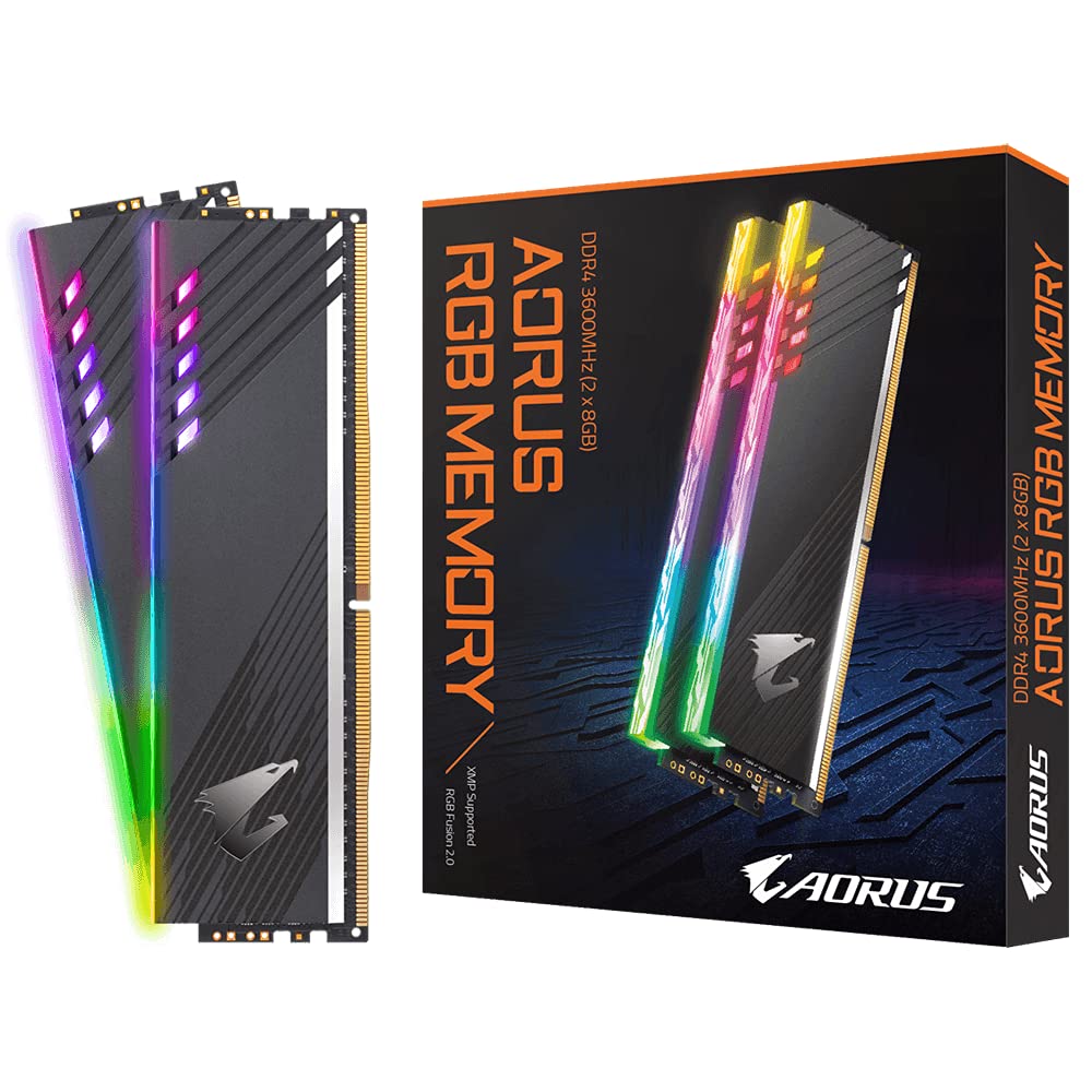 メモリー GIGABYTE AORUS DDR4 16GB (8GBx2) Amazon.co.jp: Gigabyte AORUS RGB 16GB (2x8GB) 3600MHz メモリキット