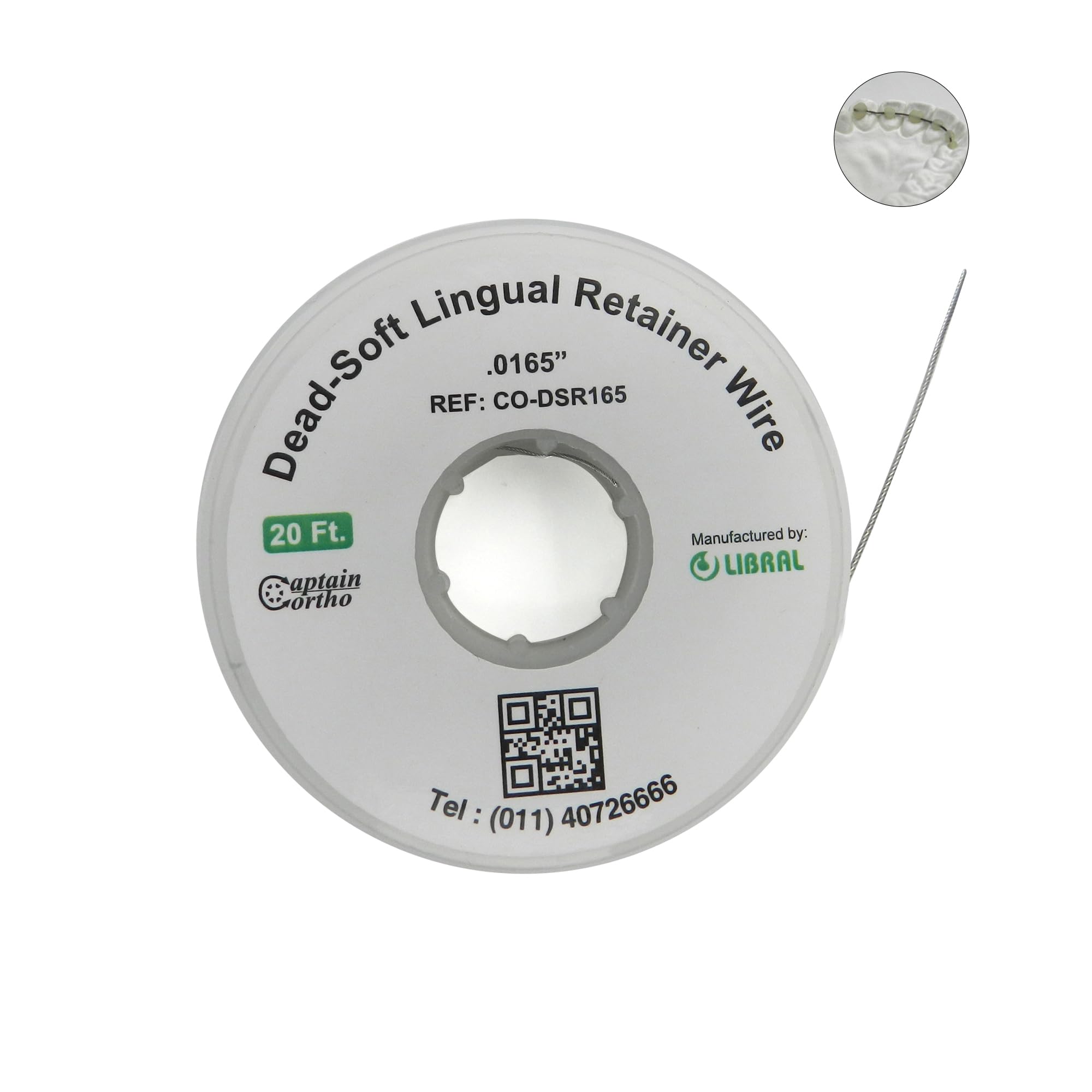 Dentosmile Dental/Orthodontic Dead-Soft Lingual Retainer Wire | 20 Ft. in spool | Size 0.42 mm-image-36