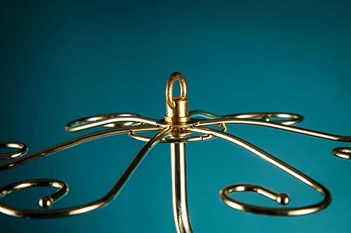 Miniatura 5 de CicodonaGift Estante para vino y soporte para copas de vino, capacidad para 2 botellas de vino y 6 vasos, perfecto para decoración de cocina del