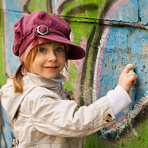 Sidewalk Chalk, Feela 162 Pack 18 Colors Sidewalk Chalk Set For Kids Jumbo Chalk Bulk, Great For Kids Family, Paint On Sidewalk Wall School Driveway Blackboard Street Playground #TOP5