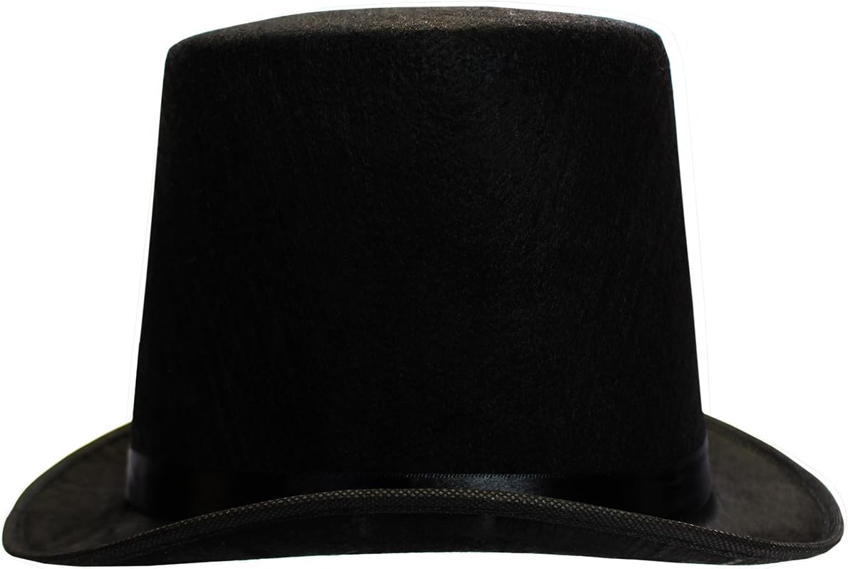 Tigerdoe Top Hats - 4 Pack Costume Hats - Black, White, Brown, Blue Party Hats - Image 4