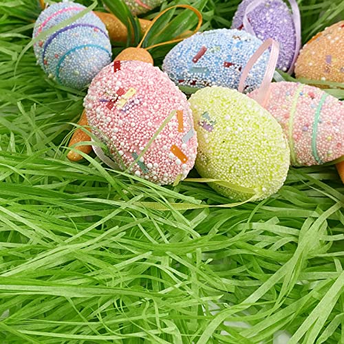 1/2 Lb Easter Grass Basket Filler Recyclable Paper Shred For Easter Basket Filler Creative Eggs Decor Gift Wrap Crinkle & Filler Paper #TOP4