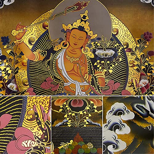 Tapiz de Manjushri Buda de la Sabiduría para decorar tu rincón de meditación 2