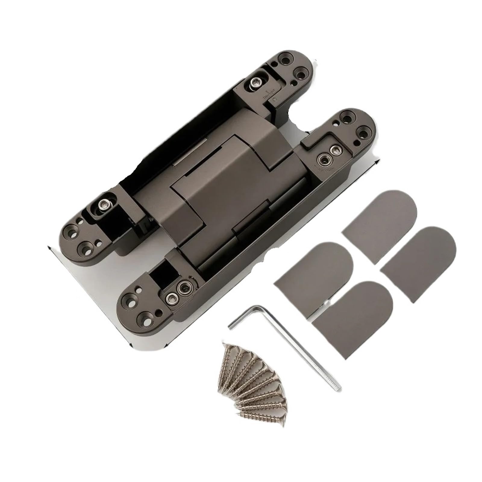 Adjustable Hinges Adjustable Folding Invisible Hydraulic Hinge with Silent Shut for Furniture Door Assembly(Style-F)