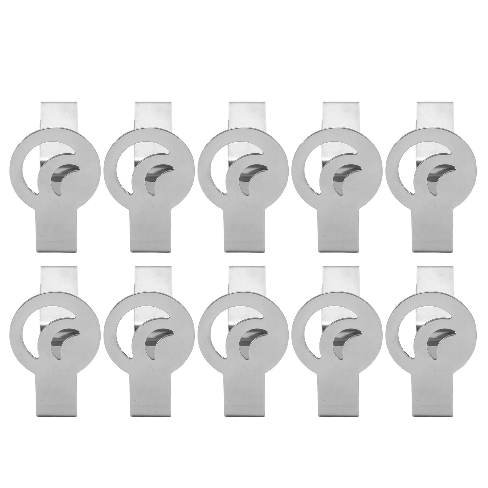 Clips para mantel para picnics y celebraciones al aire libre con soportes estables de hojas