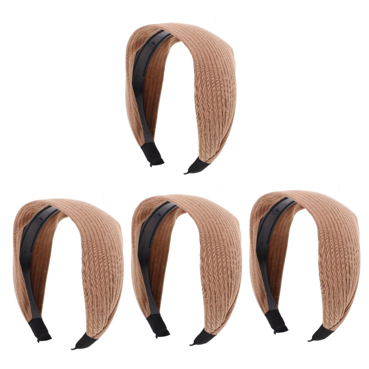 4piezas Diadema Ancha Antideslizante Para Mujeres Cintillo De Moda Accesorio Ligero y Cómodo Para Maquillaje y Lavado De Cara Para Uso Diario y Ocasiones Especiales