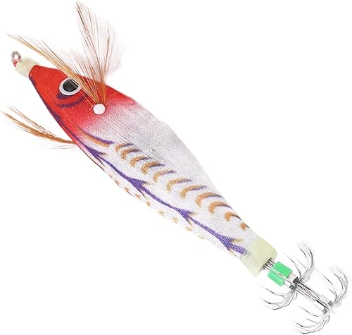 Miniatura 5 de LANTRO JS Calamar Jig, kit de accesorios de pesca Mini Aurora Flotante Calamar atrapa calamar resplandor luminoso