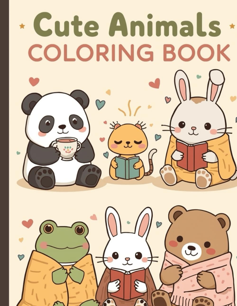 Bold & Easy Coloring Book for Relaxation and Stress Relief