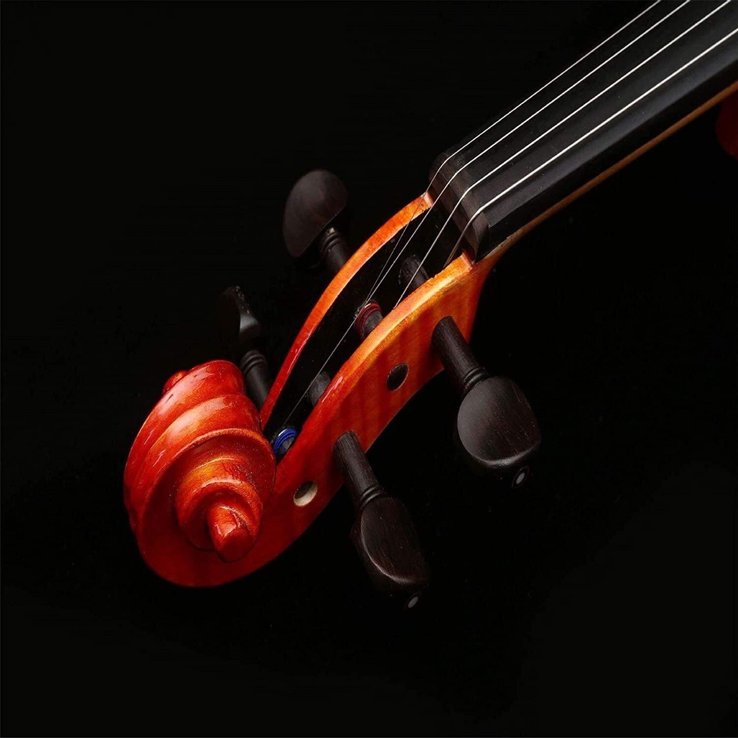 Violino standard da studente, per principianti, Violino Modello di fascia alta Accessori in ebano Violino fatto a mano Principiante Studenti universitari for adulti Uomini e donne Violino for principi