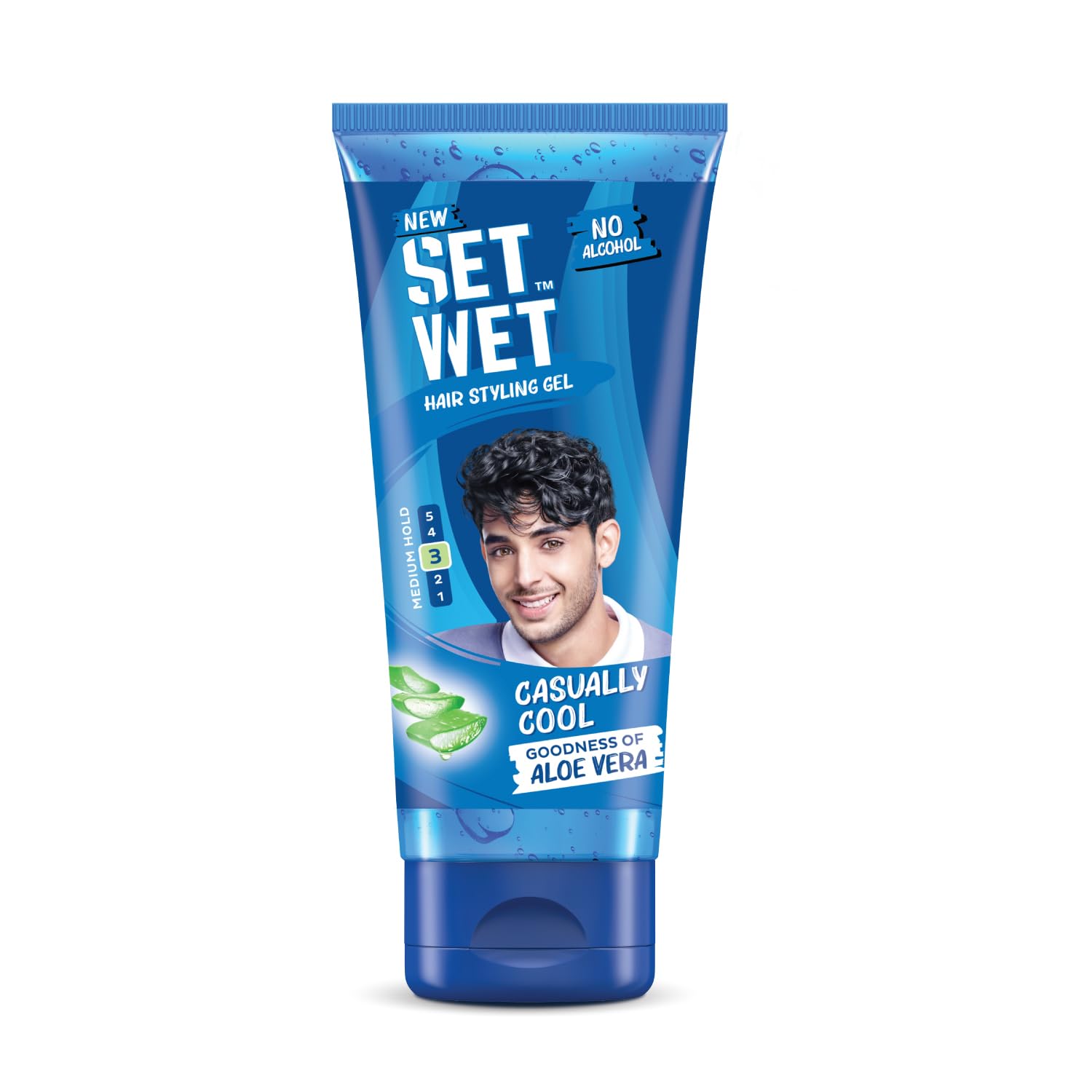 Set Wet Styling Hair Gel for Men – Casually Cool, 50gm | Medium Hold, High Shine | For Medium to Long Hair |No Alcohol, No Sulphate Set Wet Styling Hair Gel for Men – Casually Cool, 50gm | Medium Hold, High Shine | For Medium to Long Hair |No Alcohol, No Sulphate