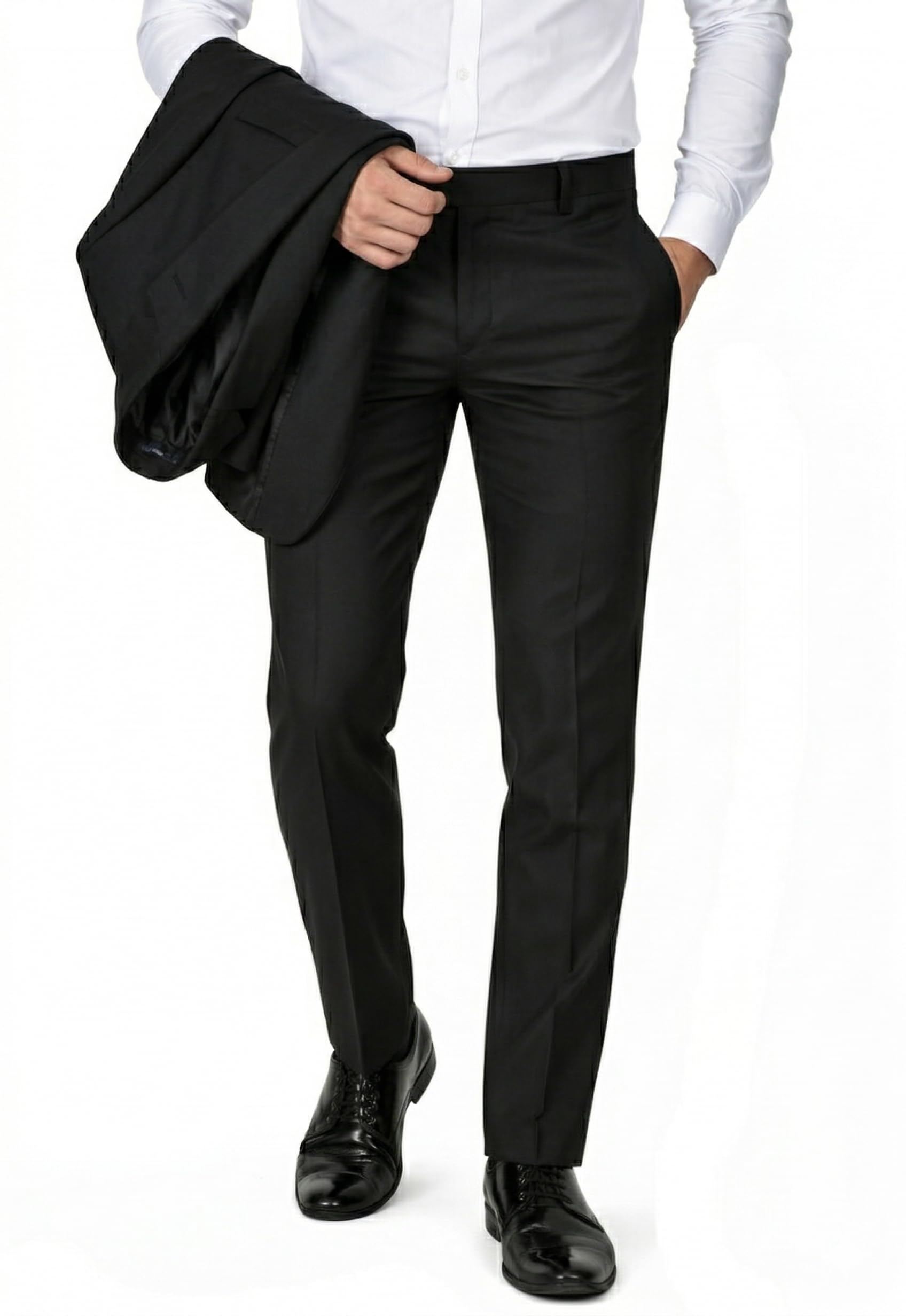 Formal Pants for Men Office Wear - Premium Regular Fit Formal Trouser for Men, Boys, Gents Bottom Formal wear for Office Meeting, Party, Gathering, Wedding-image-5