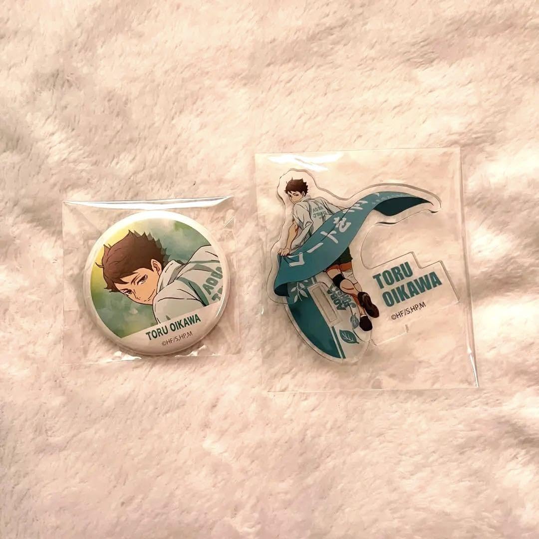 ハイキュー 及川徹 缶バッジ アクスタ