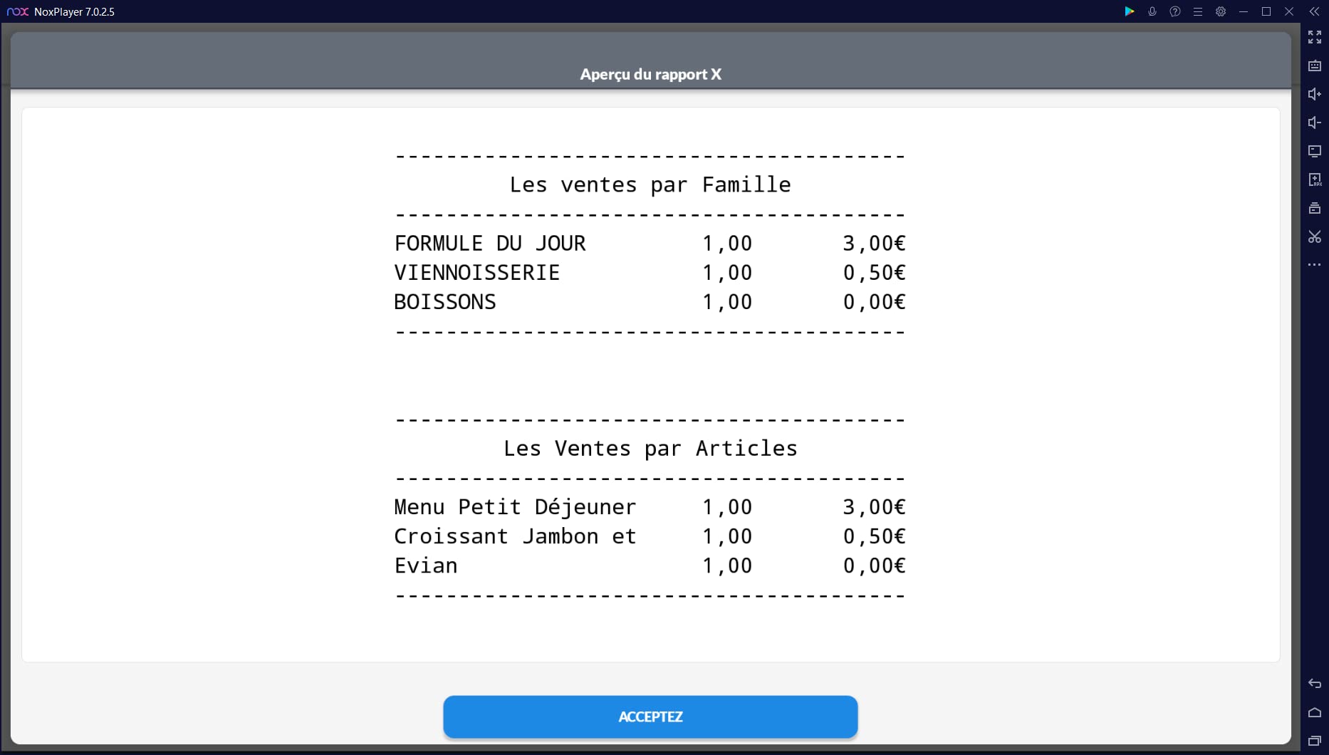 Software de caja para Android UNICOPOS VERSION BASIC 1 AÑO con soporte en FRANCÉS/INGLÉS