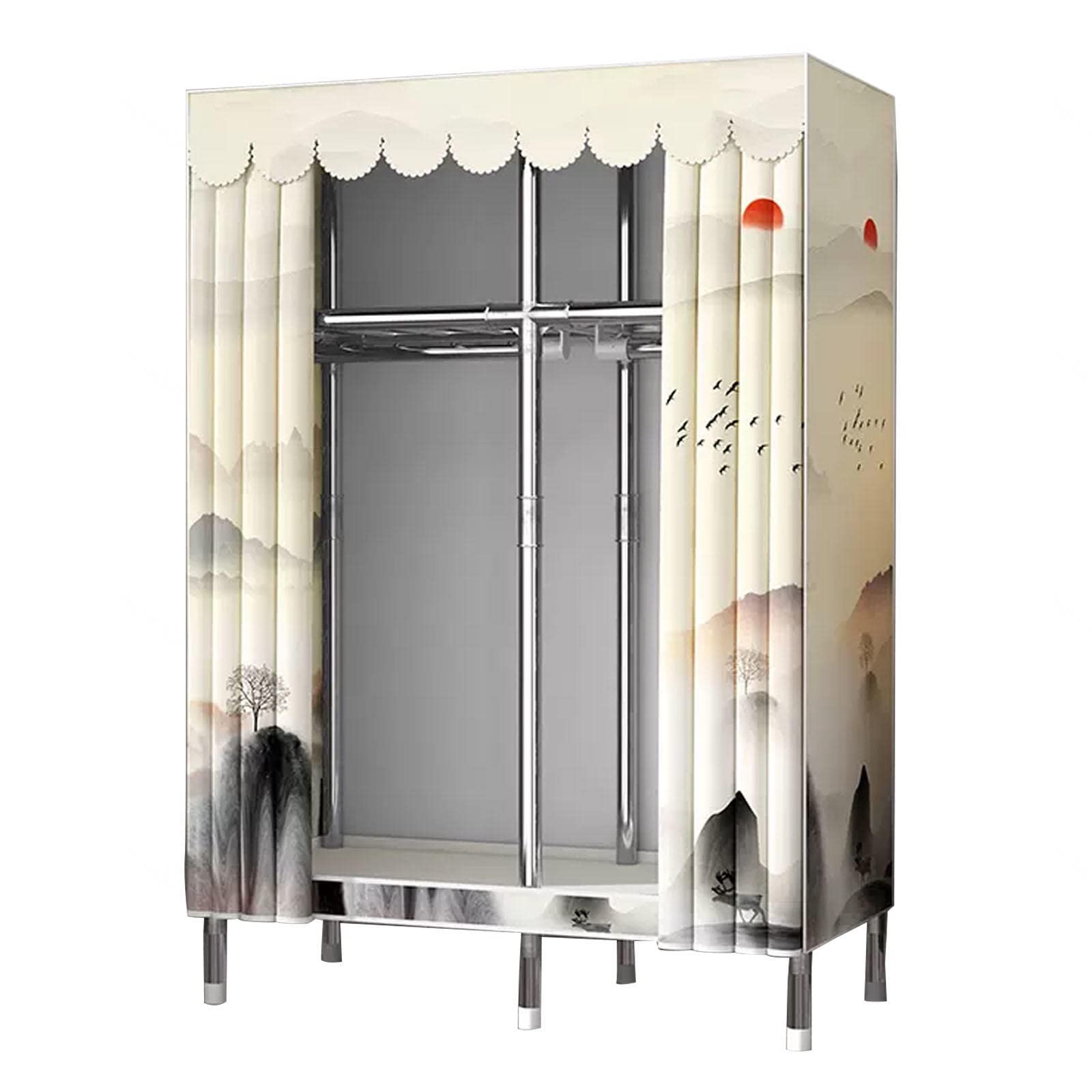 Armoire en toile pliable pour ranger une chambre encombrée