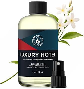 Aroma Country Ritzy Luxury Hotel Diffuser Oil - Luxury Hotel Scent for Diffuser & Air Fresheners - Essential Oil Diffuser Refill, Home Fragrance Collection with Gardenia & Amber 4 Fl. Oz