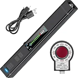 toyshi Hidden Camera Detectors - Hidden Devices Detector, Bug Detector, Anti Spy Detector, GPS Tracker & Listening Device Jammer, Hidden Camera Detector for Home Office Auto and Travel