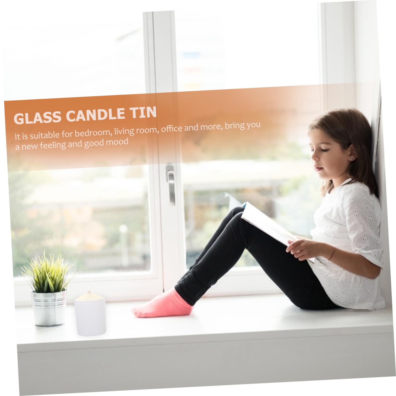 STOBOK Kerzendose 4 Stück aus Glas in Weiß mit Deckel Selbstgemacht Kerzendose für Duftkerzen und Aromatherapie Praktisches Glasgefäß für Kerzenherstellung im Schlafzimmer und Büro