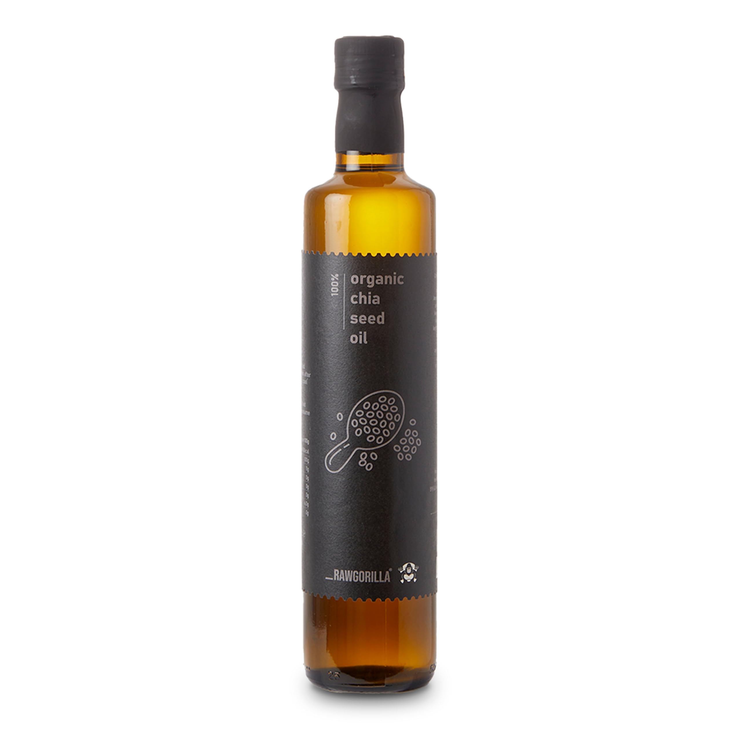 Organic Chia Seed Oil-Cold Pressed - 500ml - RAWGORILLA