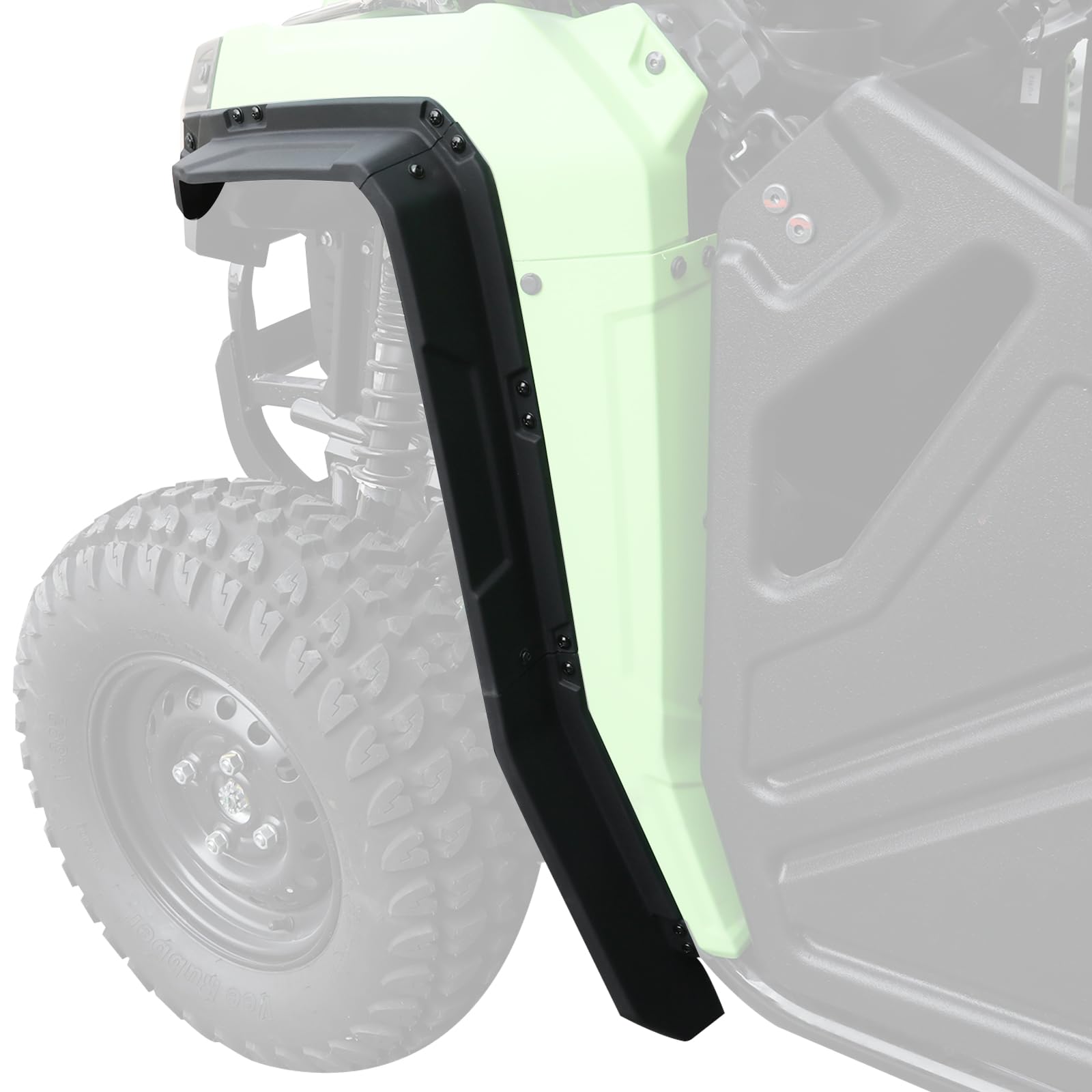 XATVXUTV Front Fender Flares for Honda Pioneer 520/500, Fender Flares Extended Mud Guards Mud Flaps Compatible with Honda Pioneer 520 2021-2025/500