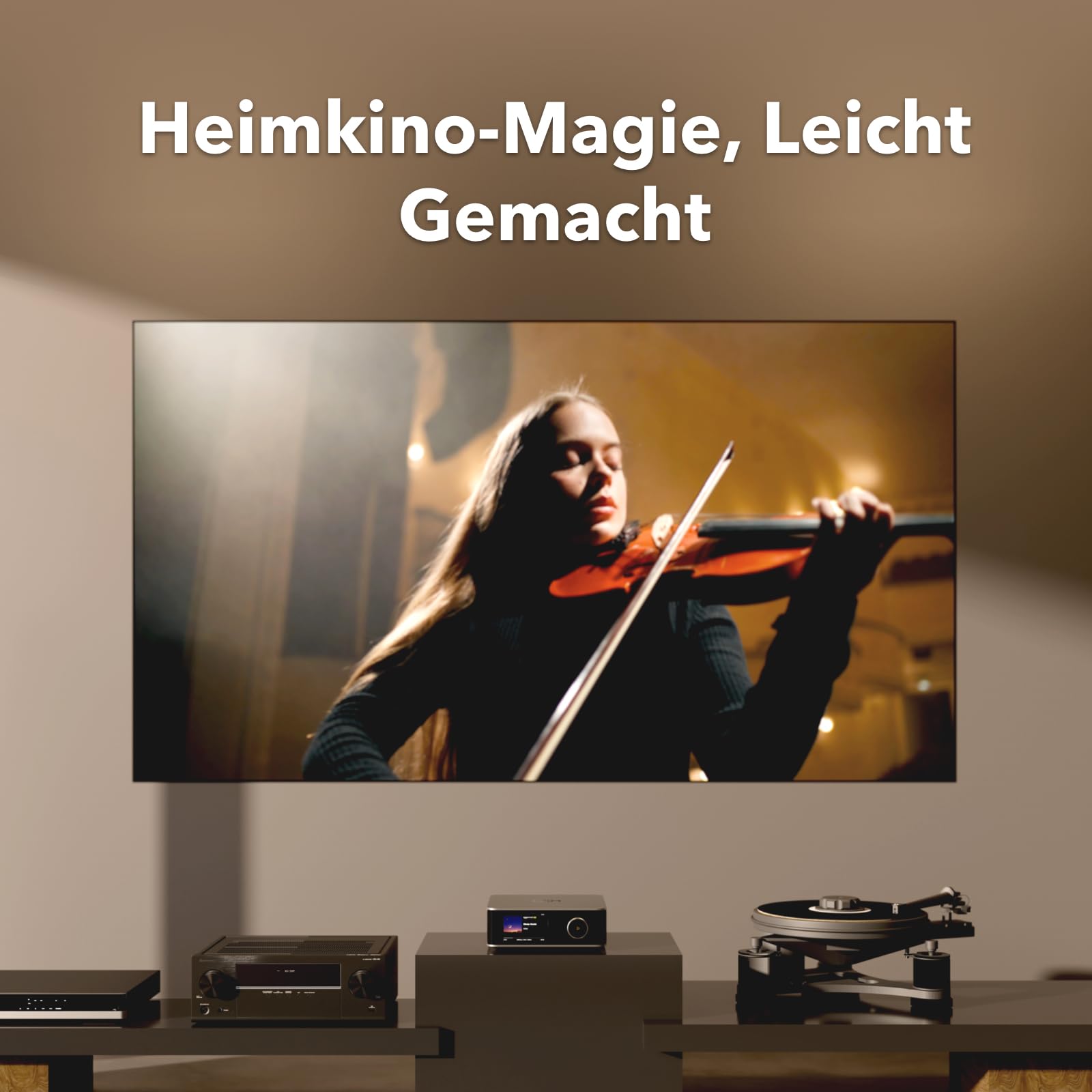 WiiM Ultra Musik-Streamer Digital-Vorverstärker 3,5" Touchscreen Google Cast Alexa Spotify Amazon Music Tidal HDMI ARC Phono-Eingang Kopfhörerausgang Space Grau