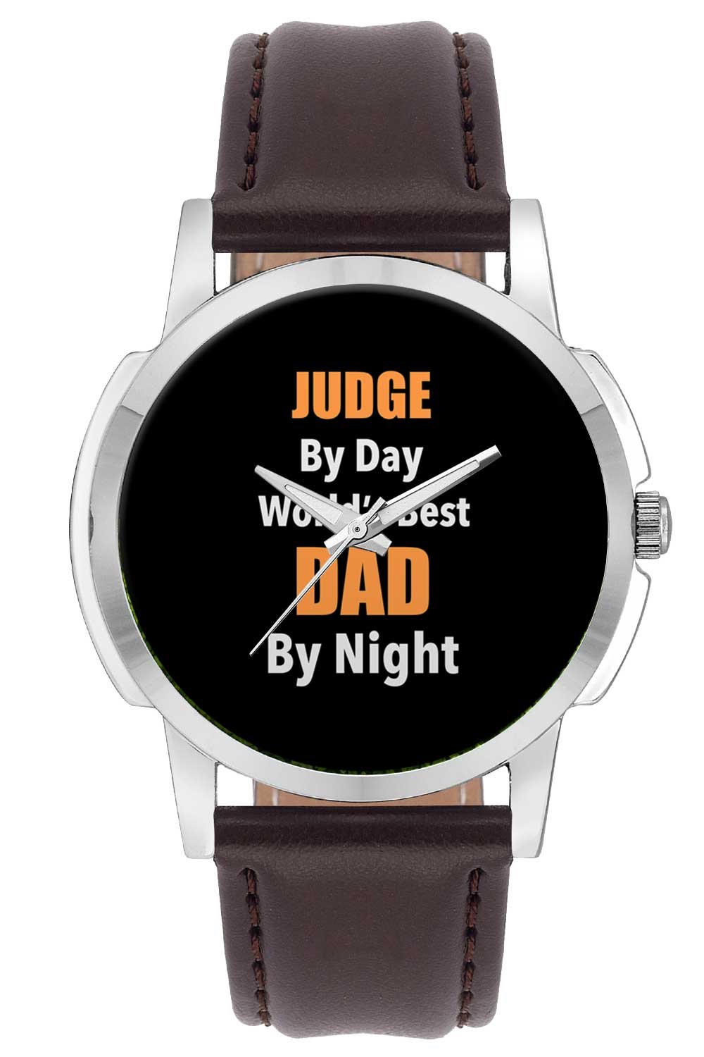 Wrist Watch for Men - Lawyer by Day, Worlds Best Dad by Night | Gift for Lawyer - Analog Mens and Boys Unique Quartz Leather Band Round Designer dial Watch (B074CNT1XP) Amazon Price History, Amazon Price Tracker