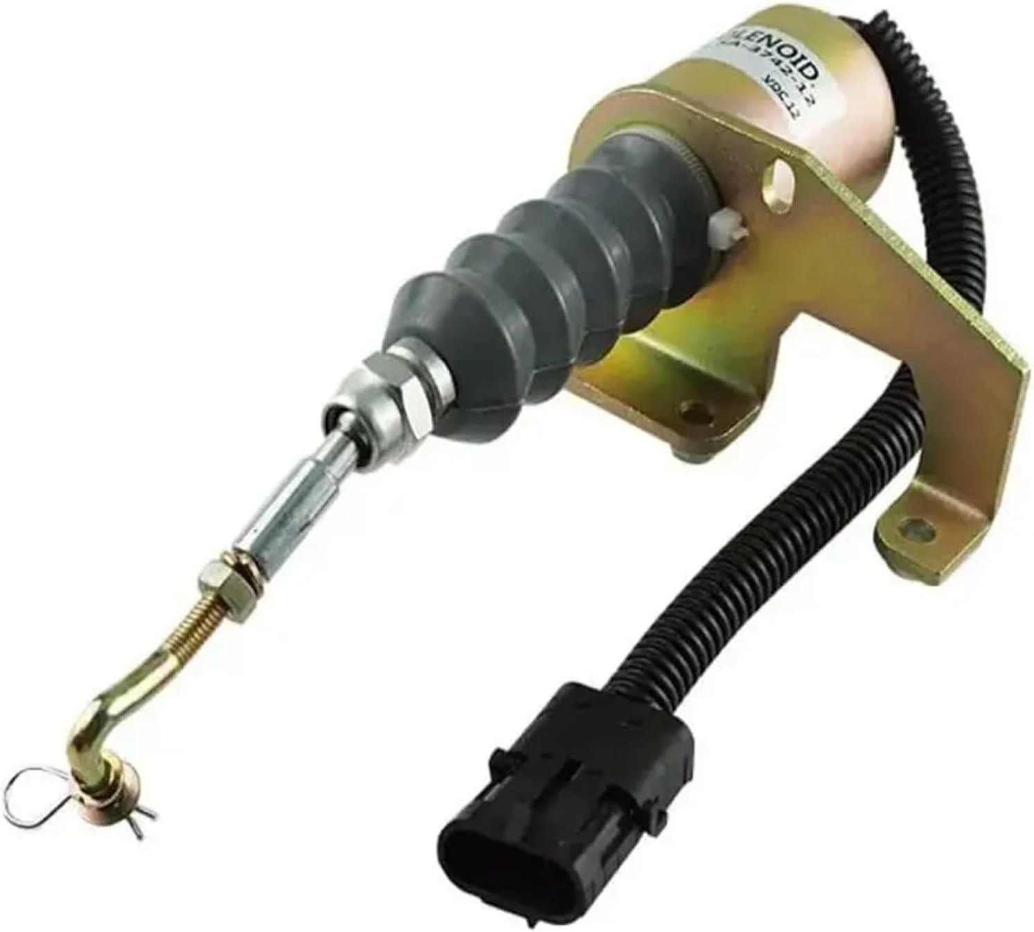 12V Fuel Shut Off Solenoid Valve SA-3742-12 3932017 Compatible with Deutz RSV Perkins Syncro Start
