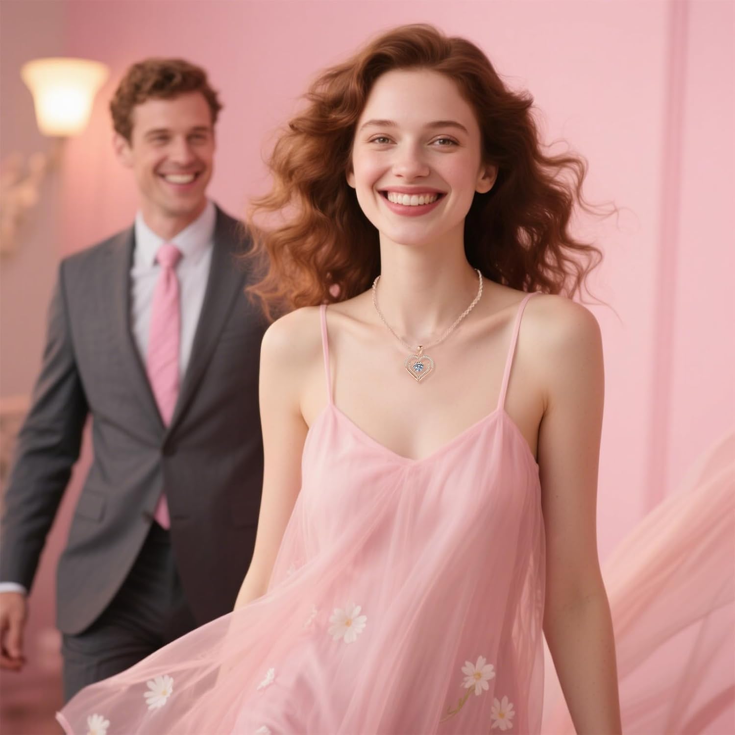 Mom Necklace, Pendant Necklaces Gifts with Rose Gold for Mama Daughter Granddaughter Girlfriend Women Graduation Birthday Valentines Day - Image 7