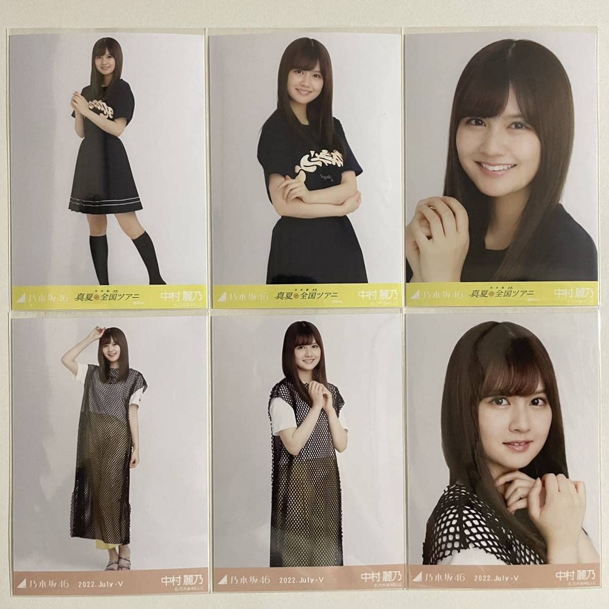 乃木坂46 一ノ瀬美空 6種 メッシュニット Tシャツ 静岡公演 生写真 乃木坂46 一ノ瀬美空 生写真 メッシュニット 静岡ライブTシャツ